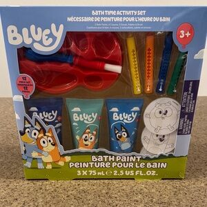 Bath Paint Activity Set for Kids - Blue/Red/Yellow/Green
